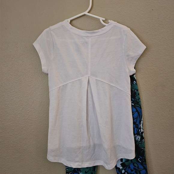 Nike Blue and Green Matching Set with Botanical Leggings - Picture 9 of 14